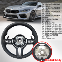   Volant en cuir personnalisé M Sport pour F10 F30 E90 F20 F22 F32 F36 M3 M4 M5 X5 X6, amélioration de l'intérieur de la voiture