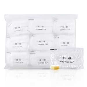 Accesorios de Viaje, Artículos de Higiene Personal, Amenidades para Huéspedes de Hotel, Gorro de Ducha Desechable Impermeable de PE Transparente Envuelto Individualmente - Product Image 1