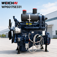 SCDC Weichai WP6G175E331 129kW 2200U/min Reihensechszylinder Mechanische Pumpe Dieselmotor für Baumaschinen Werkslieferung