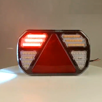 Nouvelles feux de position LED multifonctions intégrés pour plaque d'immatriculation, étanches IP65, 12V-24V, pour remorques, camions et engins de construction