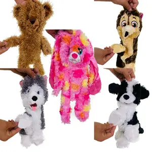 Urso de pelúcia para venda por atacado, brinquedos macios personalizados, skins de pelúcia, desenho animado