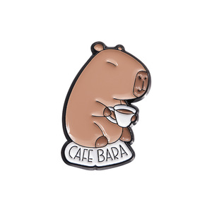 <span class=keywords><strong>Aliexpress</strong></span> New Cute Style Capibala Metal Badge Die <span class=keywords><strong>Cut</strong></span> Combinaison Set Zinc Souvenir Model Capybara Broche Creative Buddha - Product Image 6