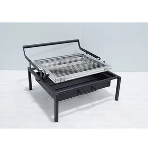 Barbecue à charbon pliable en acier inoxydable, vente directe usine 2026, idéal pour pique-niques et camping - Product Image 5
