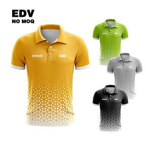 เสื้อโปโลของผู้ชายเสื้อโปโลผ้าโพลีเอสเตอร์ออกแบบได้ตามต้องการ - Product Image 1