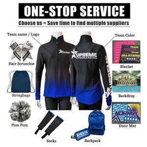 Conjunto <span class=keywords><strong>de</strong></span> Ropa Deportiva para Animadoras, Chaqueta <span class=keywords><strong>de</strong></span> Calentamiento, Bolsa, Pantuflas, Accesorios, Jersey <span class=keywords><strong>de</strong></span> Béisbol, Leotardo <span class=keywords><strong>de</strong></span> <span class=keywords><strong>Gimnasia</strong></span>, Conjunto Completo para Prácticas <span class=keywords><strong>de</strong></span> Animación - Product Image 6
