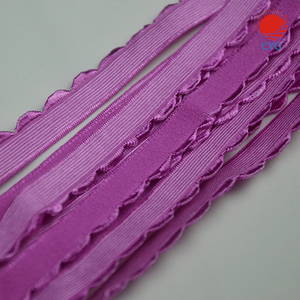 CYG Usine 10mm 15mm Bord festonné Spandex Bande Élastique pour <span class=keywords><strong>Soutien</strong></span>-<span class=keywords><strong>Gorge</strong></span> Sangle <span class=keywords><strong>Bandeau</strong></span> - Product Image 1