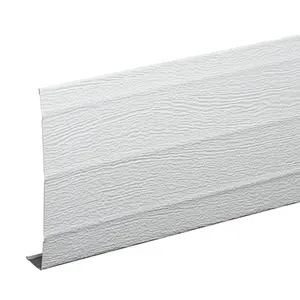 Aluminum Fascia Board Woodgrain Ribbed Smooth
