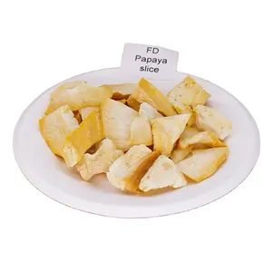 Wholesale Cheap And OEM Professional Pure Natural 100% Dried Fruit Freeze Dried Papaya Slice