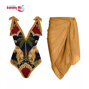 Wholesale New Trendy Bikinis Womens Bikini Set Sarong One Pieces Woman Swimsuit Swimwear Women Beach Cover Up Beachwear 2023