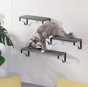 <span class=keywords><strong>Étagère</strong></span>s flottantes murales en bois, stock d'usine - Product Image 6