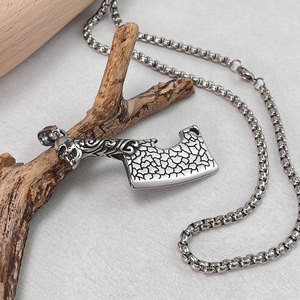 Opk Unique Hip-hop Trendy Versatile Bijoux Vente à Chaud Couteau de Cuisine Pendentif Collier Accessoires pour Hommes Anniversaire - Product Image 6