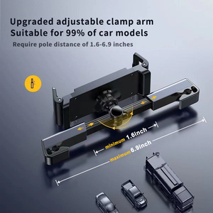 Support de <span class=keywords><strong>tablette</strong></span> <span class=keywords><strong>pour</strong></span> appuie-tête de siège de <span class=keywords><strong>voiture</strong></span>, réglage rétractable <span class=keywords><strong>pour</strong></span> siège arrière, support universel <span class=keywords><strong>pour</strong></span> téléphone portable, pièces et accessoires de <span class=keywords><strong>voiture</strong></span> - Product Image 4