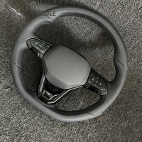 Volant en carbone LED compatible avec Volkswagen Golf8 MK8 MK7 MK6 GTI GTD GTS GTE GLI R Line R CC Polo Passat JETTA GTR Golf7 Golf6