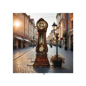 Horloge de sol en bois massif, au fil du <span class=keywords><strong>temps</strong></span>, son bois poli développe une patine chaleureuse, reflétant <span class=keywords><strong>des</strong></span> années de service fidè<span class=keywords><strong>le</strong></span> - Product Image 6