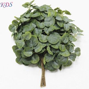 ใบไผ่เทียมสำหรับตกแต่งบ้าน ใบไม้ประดิษฐ์สีเขียวสำหรับตกแต่งภายนอก ต้นไม้จำลองพลาสติกสีเขียว - Product Image 3