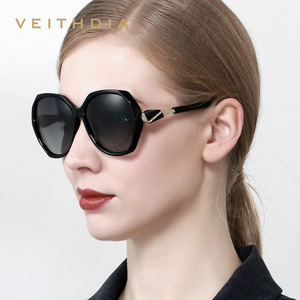 Veithdia Women's Polarized Sunglasses UV400 Plastic Metal Frame Type 3 Lens Fashion Travel Sun Protection - Product Image 4