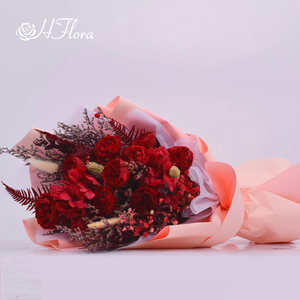 HFlora - Ramo de Flores Secas Artificiales en Oferta, Color Personalizado, Larga Duración, Ecológico, para Bodas, Día de <span class=keywords><strong>la</strong></span> Madre, Navidad - Product Image 4