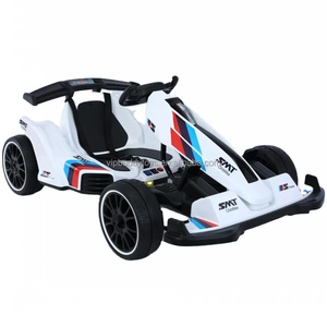 Kart électrique à quatre roues unisexe, jouet de course carré pour enfants, jouet à monter en matière plastique certifié EN71 avec batterie - Product Image 5
