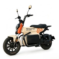 Scooter électrique 2000W avec siège, longue autonomie, suspension hydraulique avant, double frein à disque, vélo électrique de ville pour adultes
