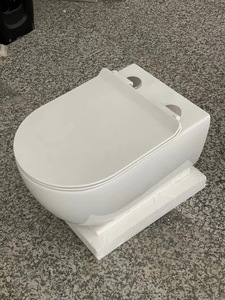 Nhà Vệ Sinh Châu Âu Của Back To Wall <span class=keywords><strong>Wc</strong></span> <span class=keywords><strong>Pan</strong></span> Cho Bể Chứa Ẩn Tủ Phòng Tắm Nhà Vệ Sinh Không Có Vành - Product Image 4