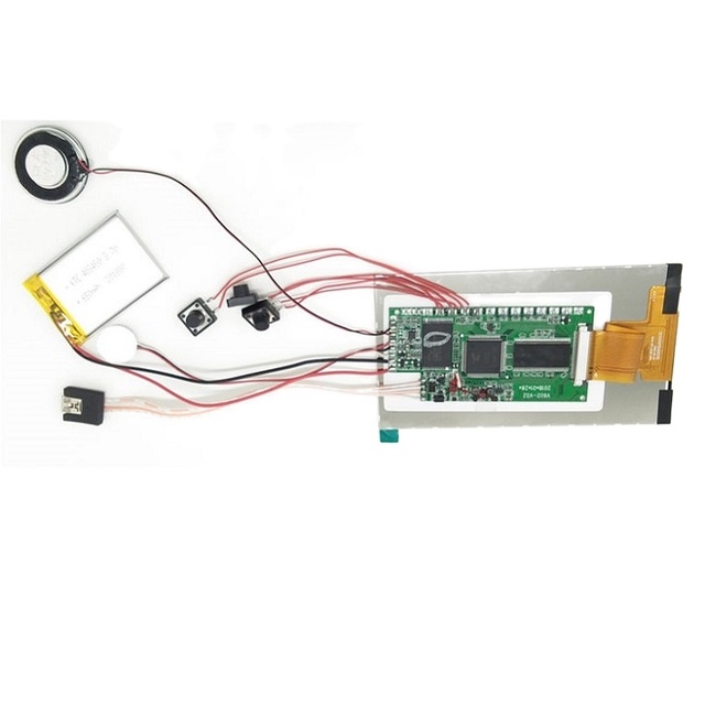 Newest 2.4 4.3 5 7 10.1 480x272 Lcd Screen Video Brochure Greeting Card Module Tft Lcd Display Module