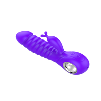 Mädchen Sexspielzeug 7-Gang-Heizung Schub vibrierende Schaukel Big Dick Big Cock für Frau Vagina Vibrator