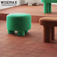 WISEMAX FURNITURE Banc de bout de lit au design moderne, chaise longue ottoman en tissu pour salon