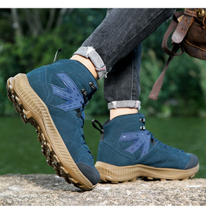 Scarpe da trekking impermeabili da uomo e da <span class=keywords><strong>donna</strong></span>, stivali da lavoro, scarpe antiscivolo antiscivolo leggere e resistenti - Product Image 5