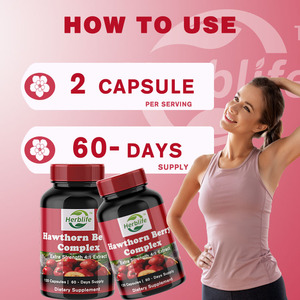 健康的な消化のためのOEMホットセール-カスタマイズ可能な-ホーソーンベリーカプセル-純粋なホーソーンベリーサプリメント - Product Image 2