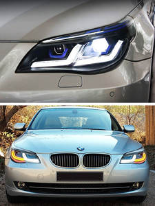 Feux avant à LED pour BMW Série 5 E60 E61 525i 530i 535i 2003-2010 Nouvelle mise à niveau Lampe avant Plug and Play Clignotant DRL - Product Image 6