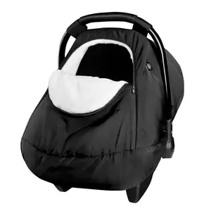 Winter Breathable Baby Car Seat Cover Cozy Wool Windproof Warm Baby Car Seat Cover