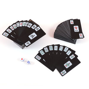 Carte da Gioco <span class=keywords><strong>Mahjong</strong></span> in PVC Impermeabili, 144 Pezzi, Carte da Poker in Plastica - Product Image 6
