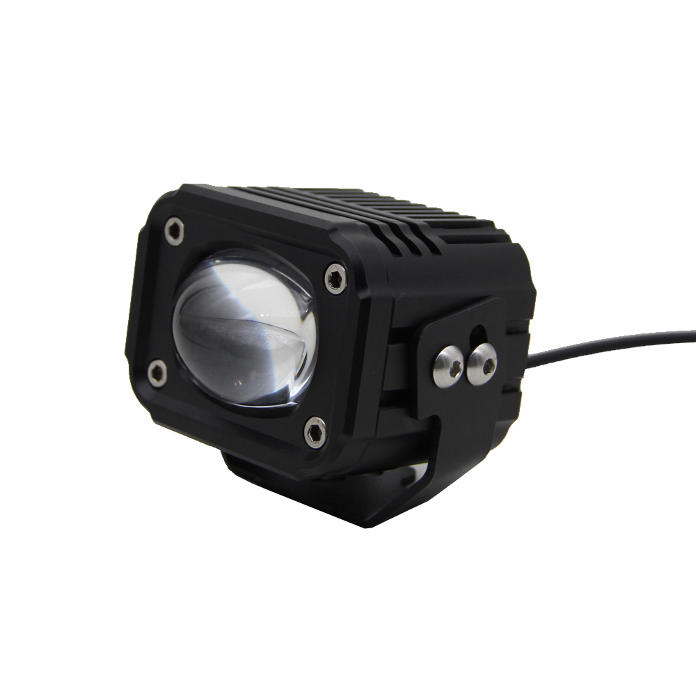 Светодиодные фары для осветительной системы мотоцикла, 60 Вт, бело-желтые Противотуманные фары для Harleys ATV Truck Cafe Racer