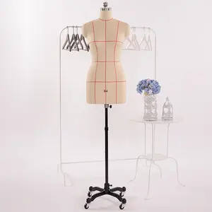 Groothandel Verstelbare Kleermakers Pin-Type Drapering Kleding Mannequins Vrouwelijke Jurk Vorm Vrouwen Mode Ontwerp Mannequins