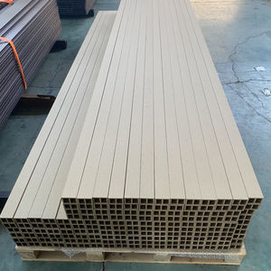 Installation facile Tubes composites extérieurs en bois plastique imperméables pour pergola de <span class=keywords><strong>jardin</strong></span> WPC poutres en bois <span class=keywords><strong>cloison</strong></span> - Product Image 6