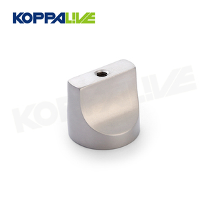 Koppalive tombol laci furnitur nikel kuningan Solid kecil, tarikan jari kabinet dapur hitam Matte unik kreativitas unik - Product Image 5