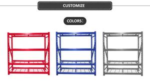 QINGDAO Four Layer <strong>Adjustable</strong> Wire <strong>Steel</strong> Warehouse 1800Lbs GS Corrosion Protection Industrial <strong>Storage</strong> <strong>Steel</strong> <strong>Shelving</strong> <strong>Rack</strong> Shelve - Product Image 4