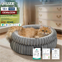 Meilleures ventes - Lit rond pour chien XL, confortable, antidérapant, en fausse fourrure, classique, moderne, écologique, de luxe, pour chats et chiens, à utiliser en intérieur