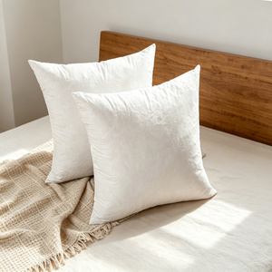 Coussin <span class=keywords><strong>de</strong></span> soutien lombaire carré hypoallergénique, garnissage 100 % coton et fibres <span class=keywords><strong>de</strong></span> polyester, anti-bactérien - Product Image 1