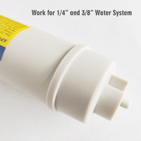 Filtre à eau alcalin universel de reminéralisation, équilibre du pH et restauration des minéraux essentiels, T33, meilleur filtre en ligne post-RO au charbon actif
