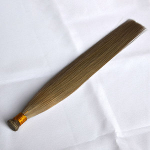 Extensiones de Cabello Humano Rubio Virgen para Genius Wefts, Dispositivo de Extensiones de Cabello, Extensiones de Cabello de Alta Calidad, Trama Híbrida - Product Image 3