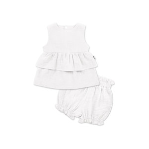 Vêtements d'été pour bébé fille, jupe pour enfants, Design, haut et short, en mousseline, à la mode, nouvelle collection 2020 - Product Image 2