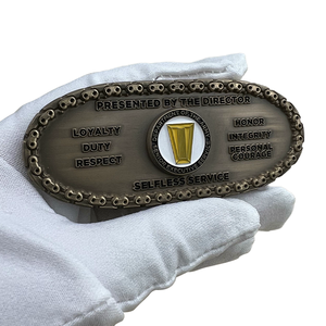 Miễn Phí Thiết Kế Tùy Chỉnh Antique Brass Mạ Cạnh Tranh Không Thường Xuyên Từ 3D Ellipse 38.1/44.5Mm Độ Dày 2.5-5Mm Lưu Niệm Đồng Xu - Product Image 2