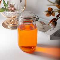 Meilleur pot en verre rond de 750 ml et 1000 ml avec couvercle à bascule pour aliments sous vide, miel et stockage – Bouteille en verre 2025
