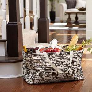 Bolsa de Lona Impermeable Personalizada al por Mayor de Fábrica, con Cierre de Cremallera, Bolsillo Interior, Reutilizable, de Gran Capacidad para - Product Image 4