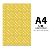 210*297mm A4 9H Nano Matte Feuille De Matière Première pour Laser Protecteur D'écran Machine De Découpe pour Téléphone Écran 9H Protecteur