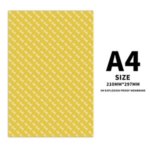 210*297มม. <span class=keywords><strong>A4</strong></span> 9H แผ่นนาโนสำหรับเลเซอร์หน้าจอเครื่องตัดฟิล์มกันรอย9H - Product Image 2