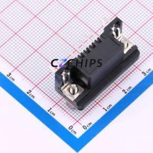 6235-02F09S0RBA01 D-Sub/VGA Connector Bent Lead Through Hole Connector Standard D-Sub Female 9P Right Angle Insert - Product Image 2