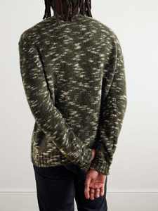 เสื้อถักนิตติ้งแขนยาวแบบสวมหัวคอกลมผ้าแจ็คการ์ดสำหรับผู้ชายสำหรับฤดูหนาวงานตามสั่ง - Product Image 3