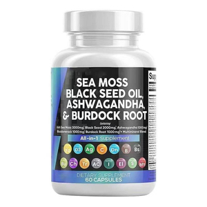 Complejo Todo en Uno de Vitaminas y Minerales, Cápsulas de Musgo Marino, Aceite de Semillas Negras, Ashwagandha, Extracto de Algas Marinas - Product Image 5
